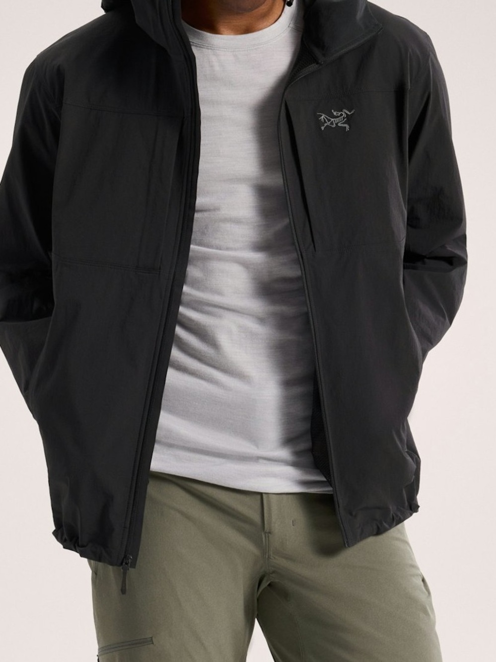 NWT Arc'teryx Black Gamma Lightweight Hoody SoftShell Jacket Women’s Small